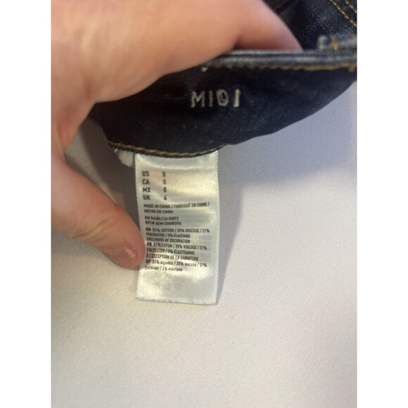 American Eagle Midi Blue Super Super Stretch Womens Denim 0 - Picture 5 of 12